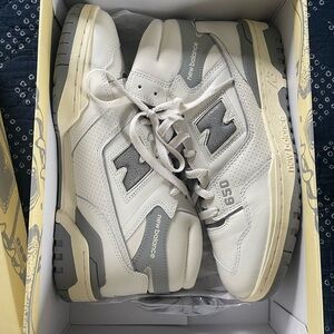 New Balance Cream and Gray Lifestyle Shoe Box Joe Fresh Goods Stuntman